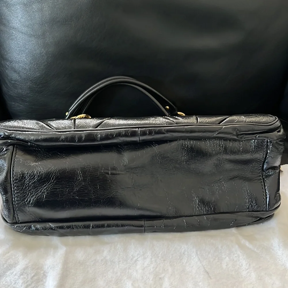 Marc Jacobs INES Leather Made In Italy Satchel Handbag - Picture 8 of 11